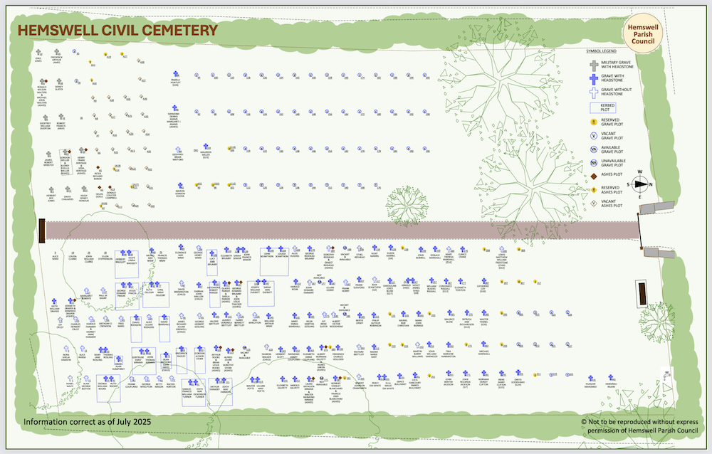 Map of Cemetery