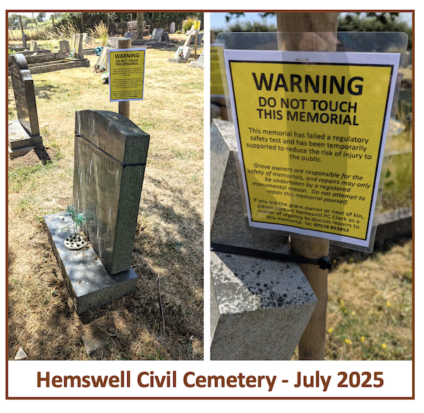 image of a safety notice