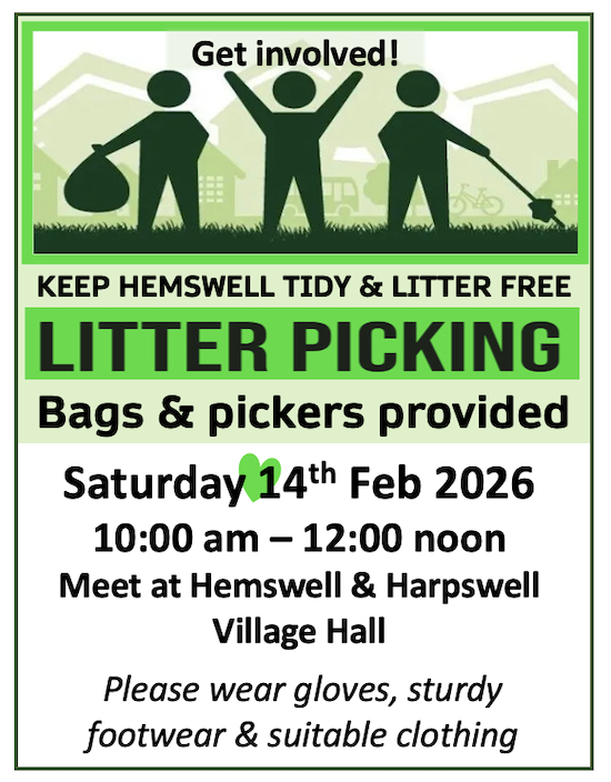 Litter pick notice
