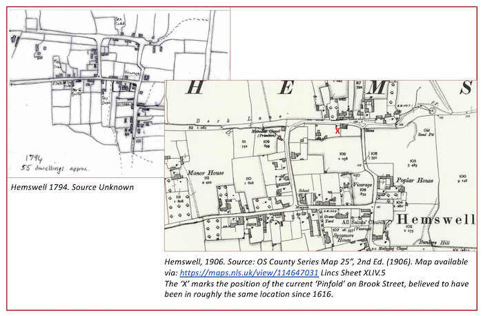 Map of historical Hemswell